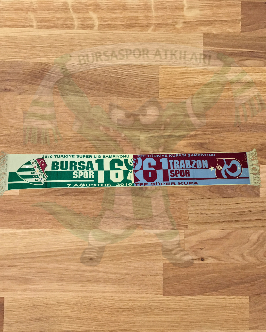 Bursaspor Trabzonspor Süper Kupa Anı Atkısı 
