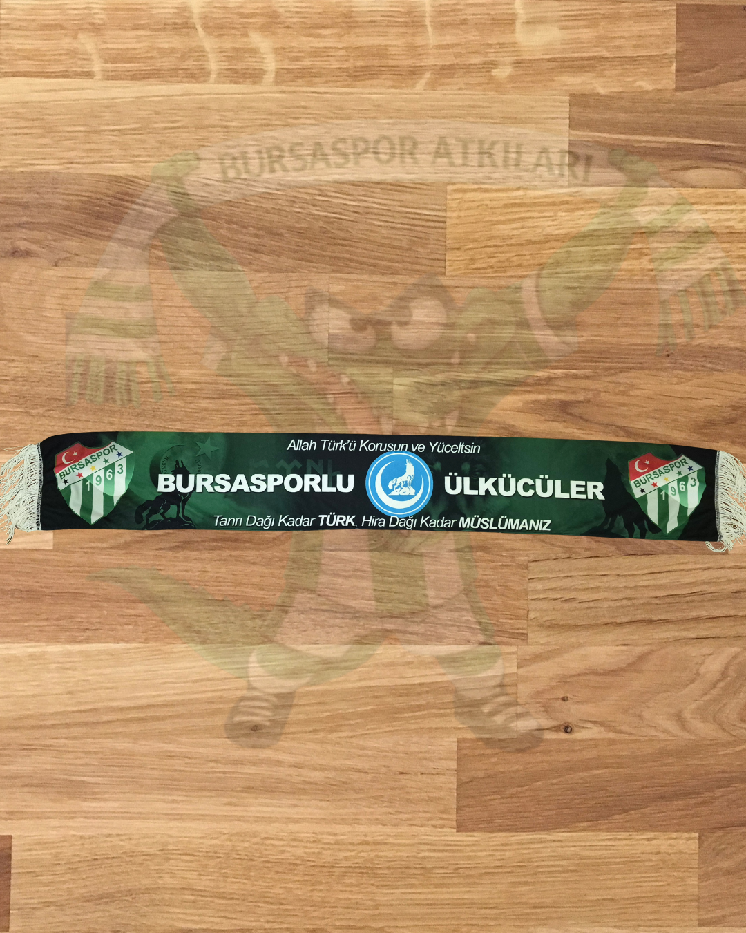 Bursasporlu Ülkücüler Şal Atkı 