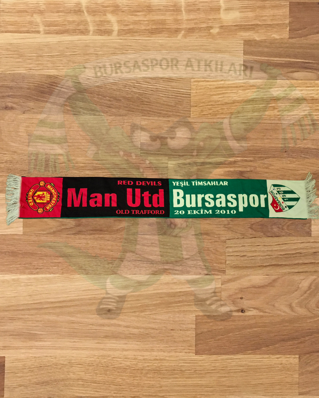 Manchester United Bursaspor  Şampiyonlar Ligi Anı Atkısı 