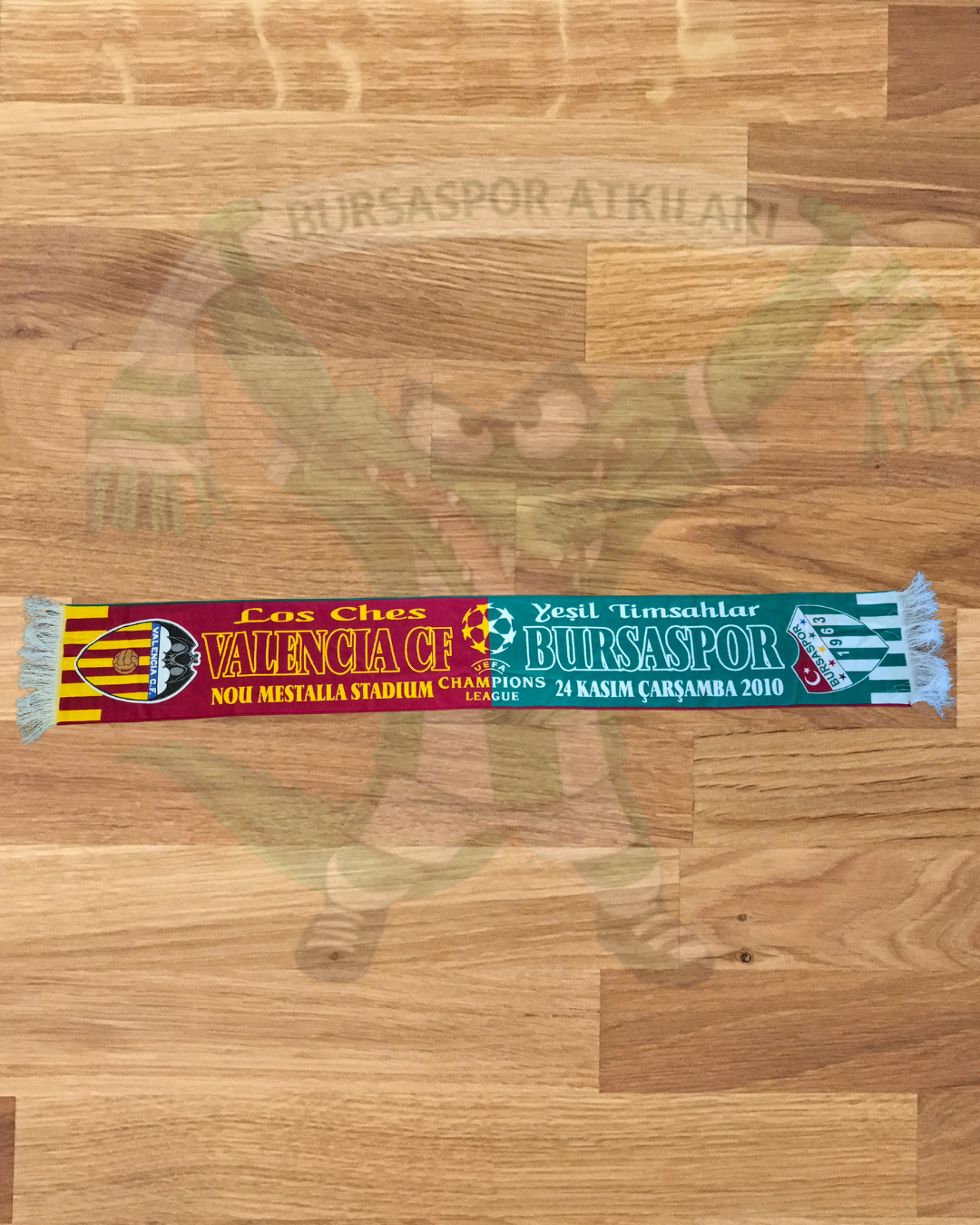 Valencia Bursaspor Şampiyonlar Ligi Anı Atkısı 